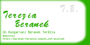 terezia beranek business card